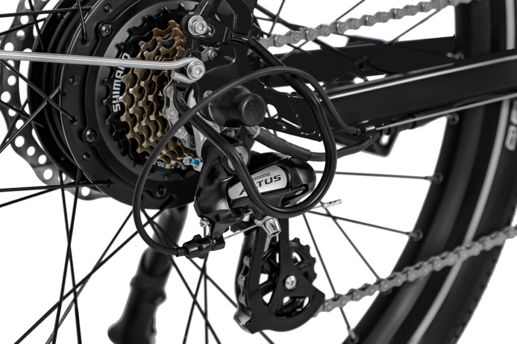 Commuter Ebike HAIDONG Walker_Shimano 7 Speed Derailleur