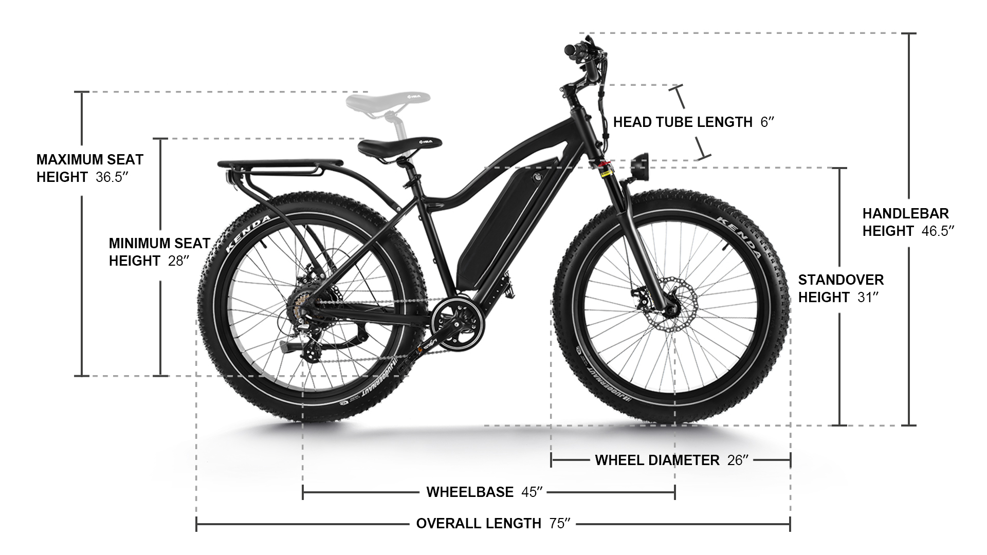 HAIDONG Explorer Electric Fat Bike Rugged EBikes