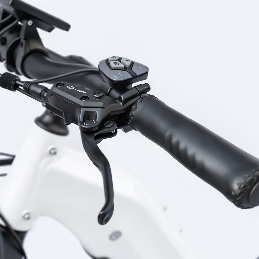 HAIDONG Whale Electric Fat Bike handle bar