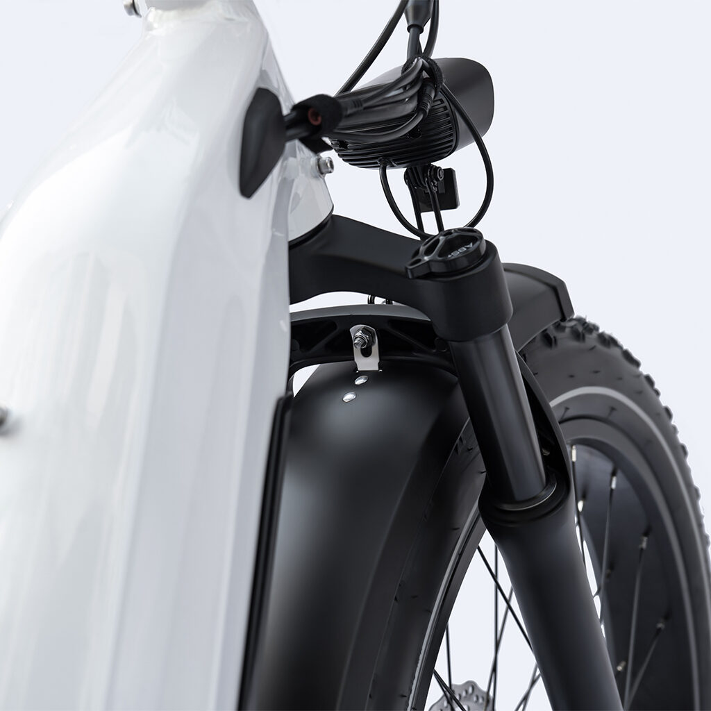 HAIDONG Whale Electric Fat Bike front suspension